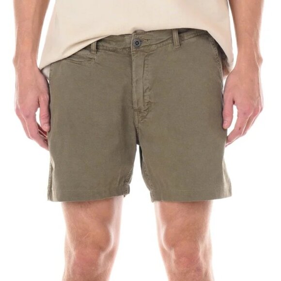 Original Paperbacks Olive 6" Chino Shorts - Picture 1 of 2